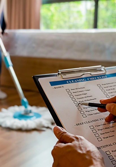 house cleaning checklist Trafford